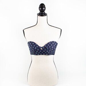 Aerie Bikini Top Size 32B Lightly Padded